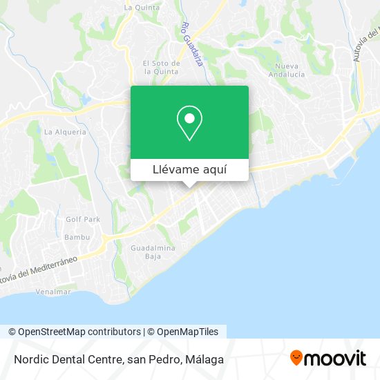 Mapa Nordic Dental Centre, san Pedro