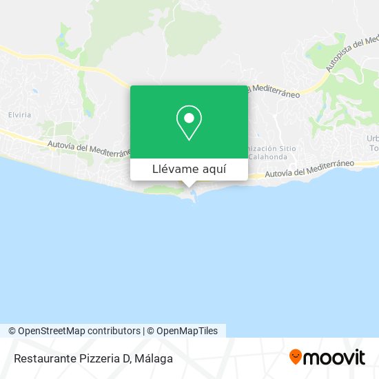 Mapa Restaurante Pizzeria D