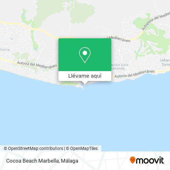 Mapa Cocoa Beach Marbella