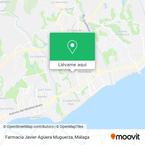 Mapa Farmacia Javier Agüera Muguerza