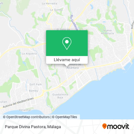 Mapa Parque Divina Pastora