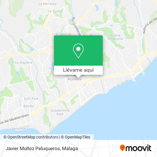 Mapa Javier Muñoz Peluqueros