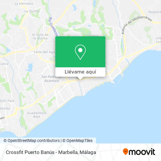 Mapa Crossfit Puerto Banús - Marbella