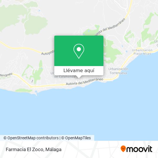 Mapa Farmacia El Zoco