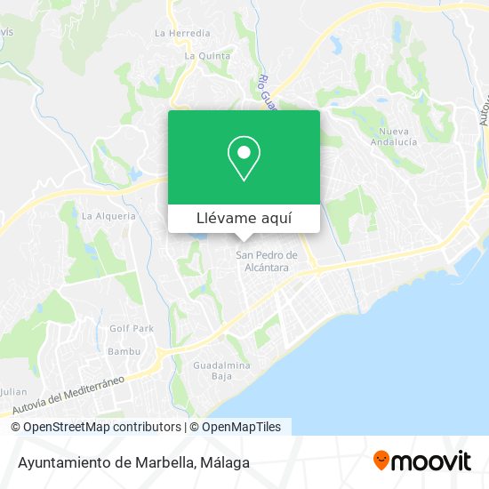 Mapa Ayuntamiento de Marbella