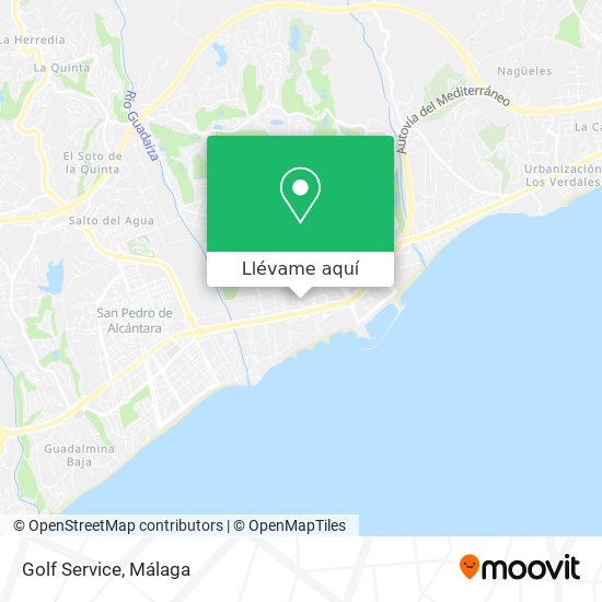 Mapa Golf Service