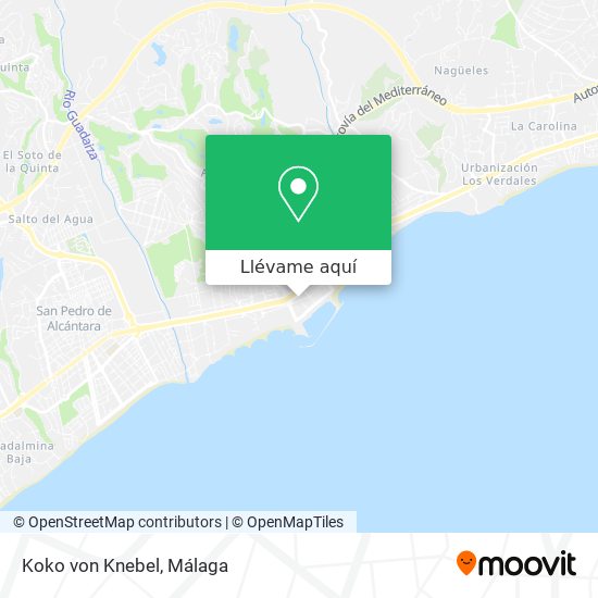 Mapa Koko von Knebel