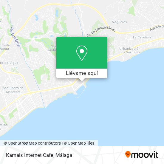 Mapa Kamals Internet Cafe