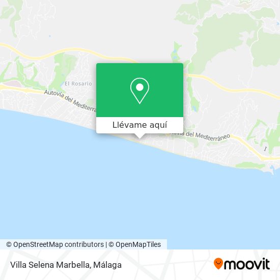 Mapa Villa Selena Marbella