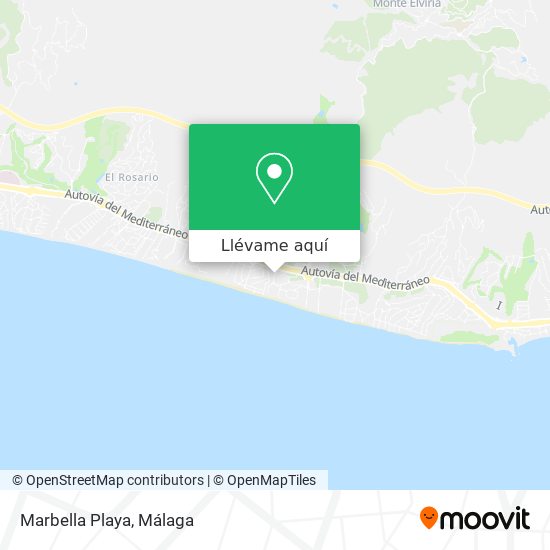 Mapa Marbella Playa