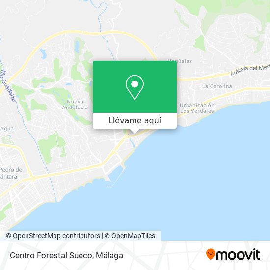 Mapa Centro Forestal Sueco