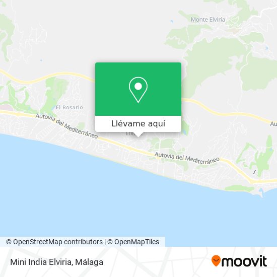 Mapa Mini India Elviria