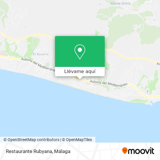 Mapa Restaurante Rubyana