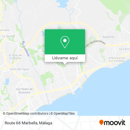 Mapa Route 66 Marbella