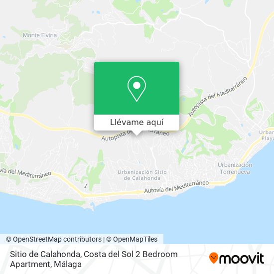 Mapa Sitio de Calahonda, Costa del Sol 2 Bedroom Apartment