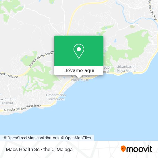 Mapa Macs Health Sc - the C