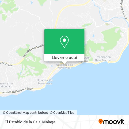 Mapa El Establo de la Cala