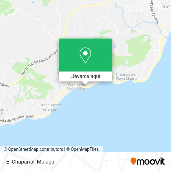 Mapa El Chaparral