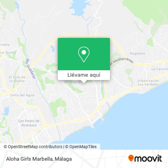 Mapa Aloha Girls Marbella