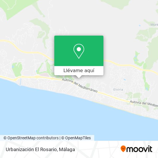 Mapa Urbanización El Rosario