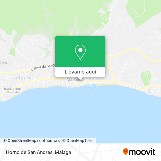 Mapa Horno de San Andres