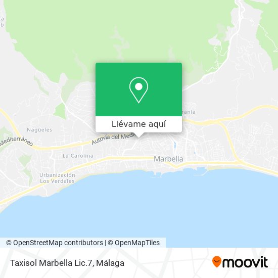 Mapa Taxisol Marbella Lic.7