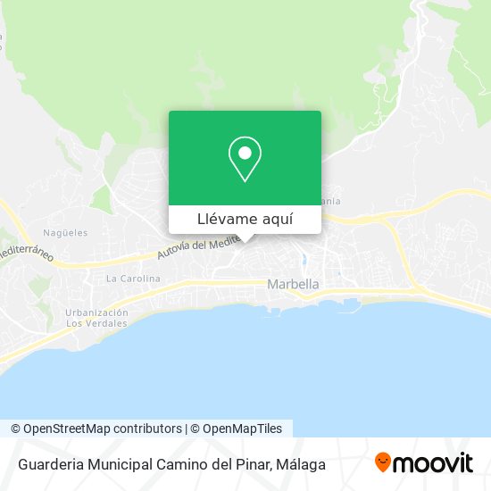 Mapa Guarderia Municipal Camino del Pinar