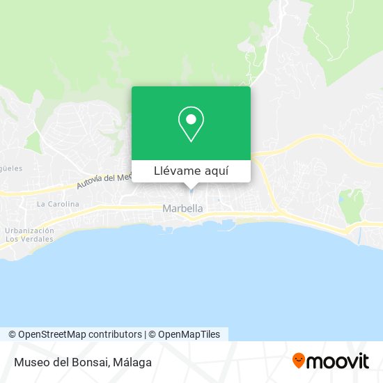 Mapa Museo del Bonsai