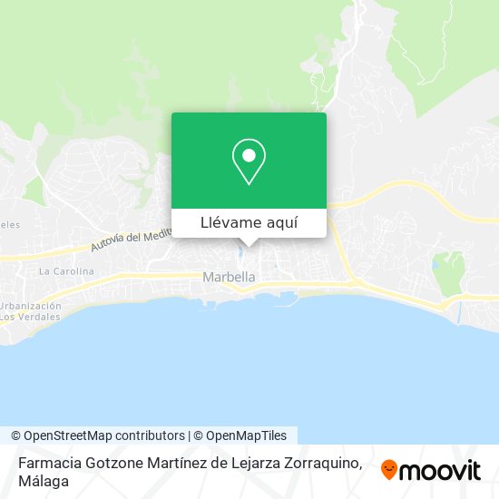 Mapa Farmacia Gotzone Martínez de Lejarza Zorraquino