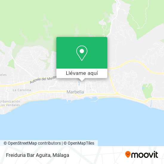 Mapa Freiduria Bar Aguita