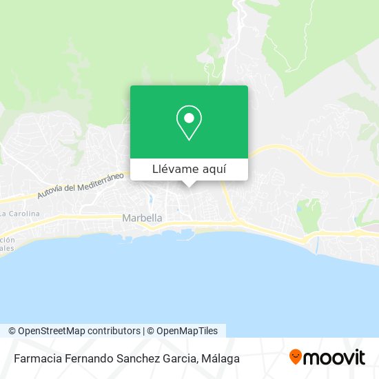 Mapa Farmacia Fernando Sanchez Garcia