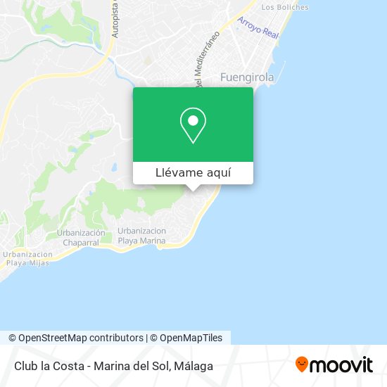 Mapa Club la Costa - Marina del Sol