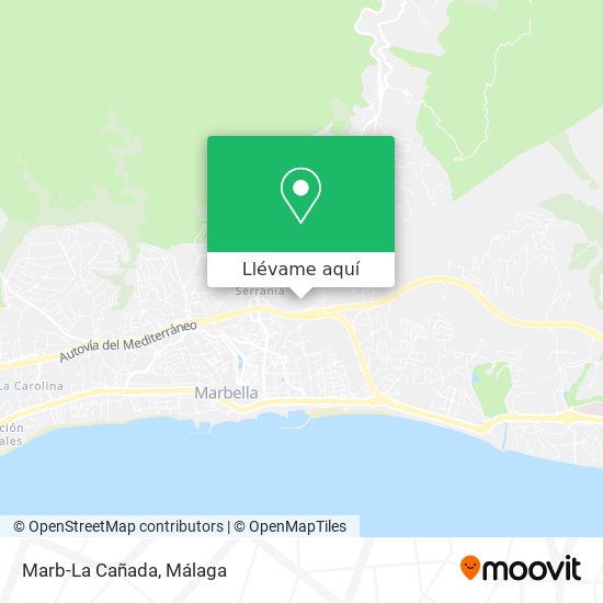 Mapa Marb-La Cañada