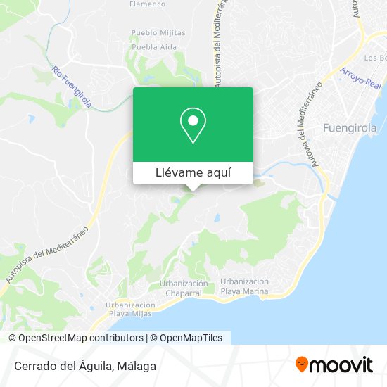 Mapa Cerrado del Águila