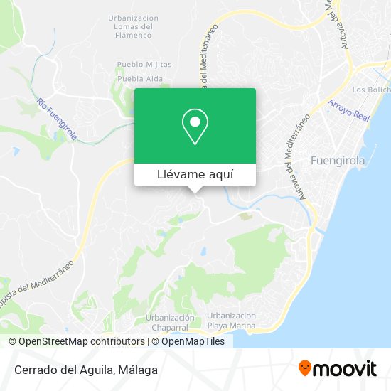 Mapa Cerrado del Aguila
