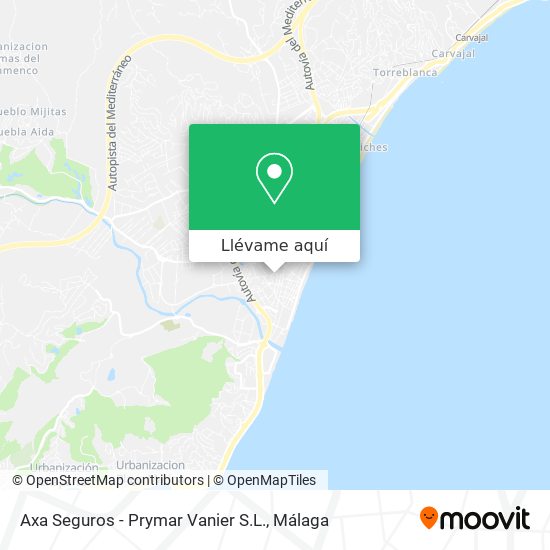 Mapa Axa Seguros - Prymar Vanier S.L.