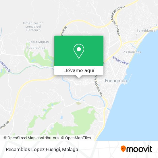 Mapa Recambios Lopez Fuengi