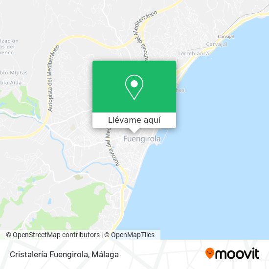Mapa Cristalería Fuengirola