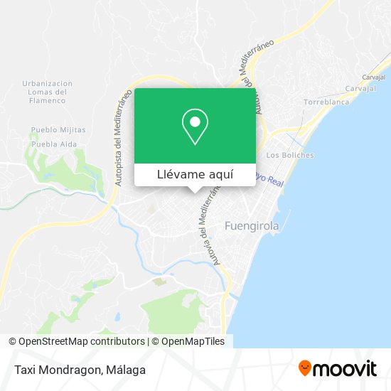 Mapa Taxi Mondragon