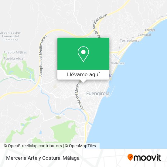 Mapa Merceria Arte y Costura