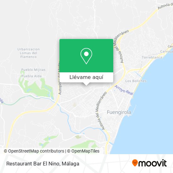 Mapa Restaurant Bar El Nino