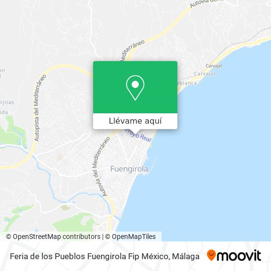 Mapa Feria de los Pueblos Fuengirola Fip México