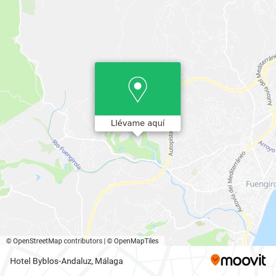 Mapa Hotel Byblos-Andaluz
