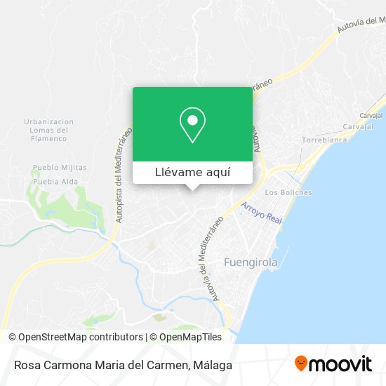 Mapa Rosa Carmona Maria del Carmen