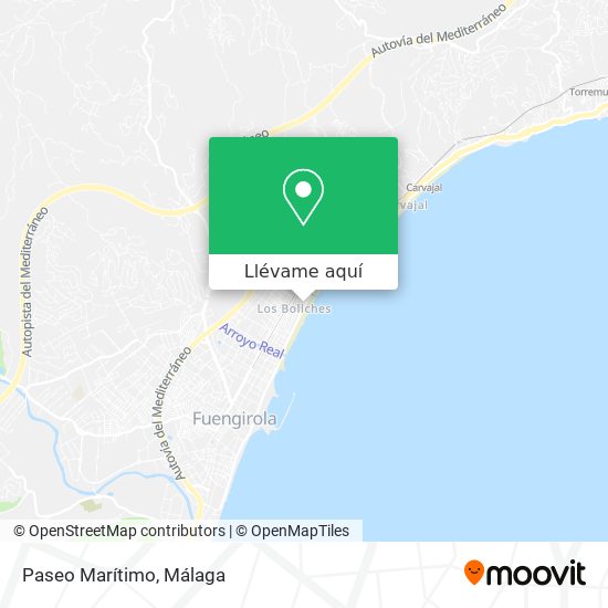 Mapa Paseo Marítimo