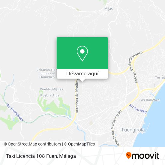 Mapa Taxi Licencia 108 Fuen