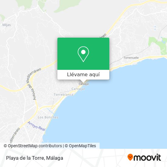 Mapa Playa de la Torre