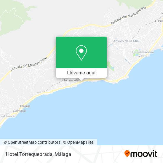 Mapa Hotel Torrequebrada