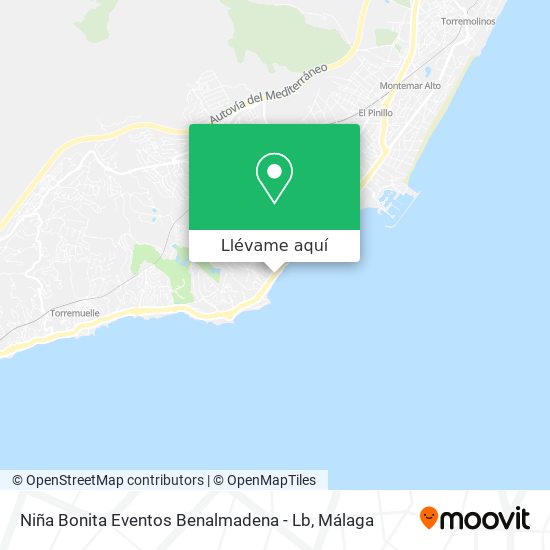 Mapa Niña Bonita Eventos Benalmadena - Lb