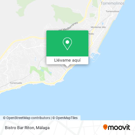 Mapa Bistro Bar Riton